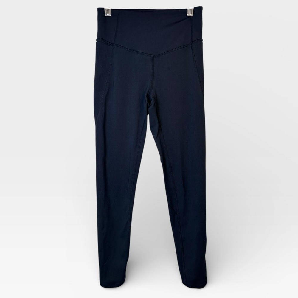 Zella Black High-Waisted Leggings with Pockets Size XS Activewear